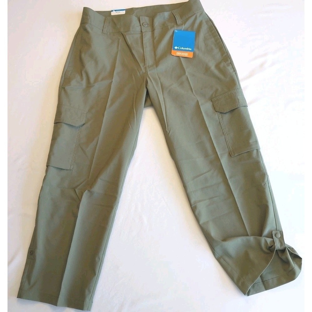 Columbia Silver Ridge Utility Capri Pants Women's 8 Green